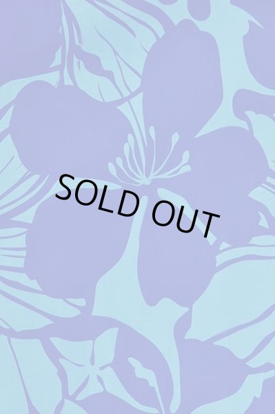 画像3: ポリコットン総柄（ハイビスカス/ロイヤル） (3)