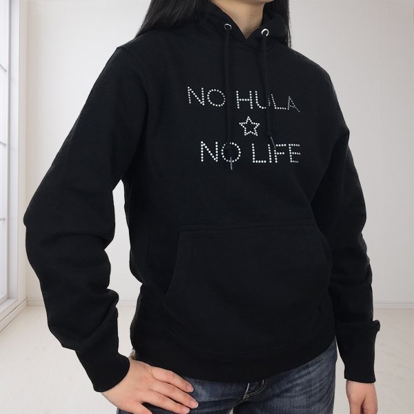 画像3: オリジナルプルオーバーパーカー NO HULA NOLIFE/BLACK (3)