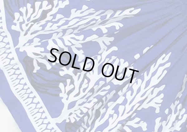 画像3: 【スプリングーセール】パウスカート（珊瑚・貝/ブルー）70cm丈 (3)