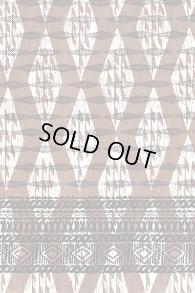 画像2: ポリコットンボーダー柄（古典ボーダー／ブラウン） (2)