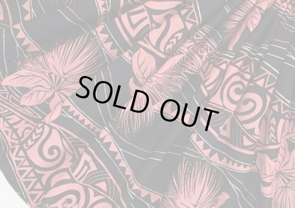 画像3: 【スプリングセール】パウスカート(レフアタパ柄ボーダー/ブラック)75cm丈 (3)